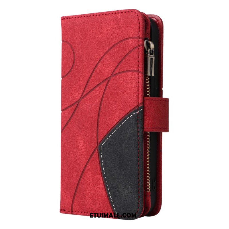 Etui Folio do Xiaomi 12 Lite Dwukolorowa Z Portmonetką