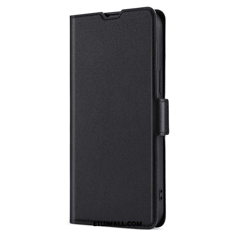 Etui Folio do Xiaomi 12 Pro Styl Z Bardzo Delikatnej Skóry