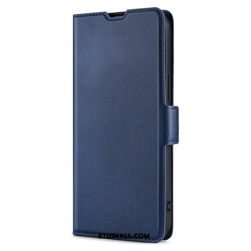 Etui Folio do Xiaomi 12 Pro Styl Z Bardzo Delikatnej Skóry