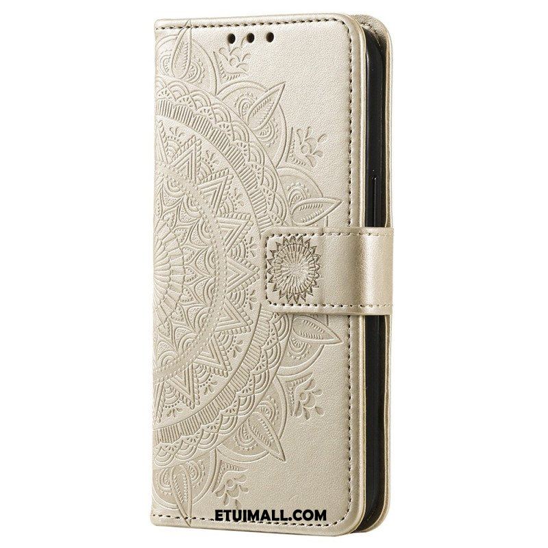 Etui Folio do Xiaomi 12T / 12T Pro Mandala Sun Ze Smyczą