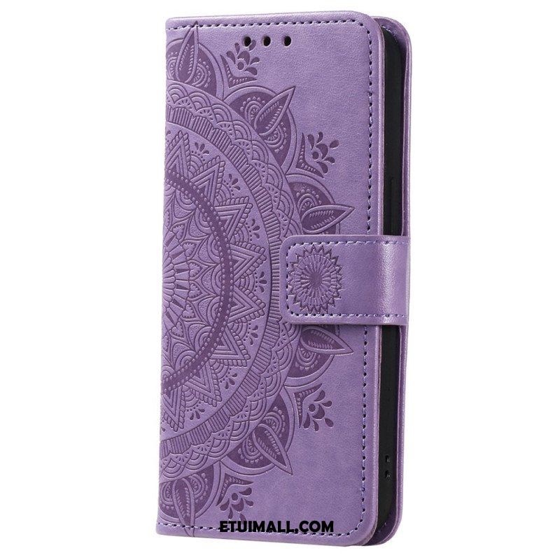 Etui Folio do Xiaomi 12T / 12T Pro Mandala Sun Ze Smyczą