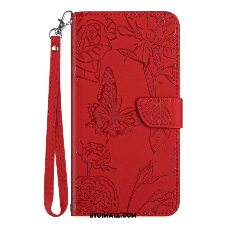 Etui Folio do Xiaomi 13 Motyle I Smycz