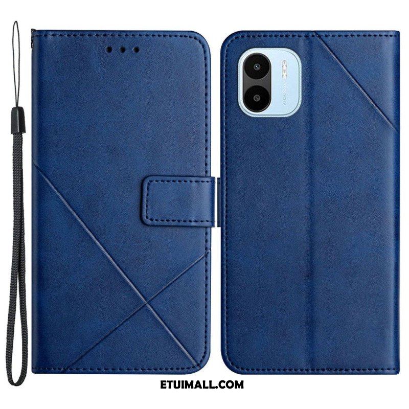 Etui Folio do Xiaomi Redmi A1 X Design Geo Skórzany Styl