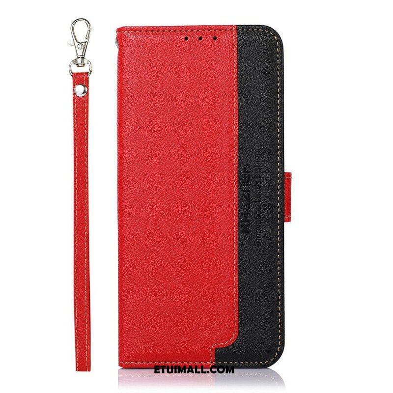 Etui Folio do Xiaomi Redmi Note 10 / 10S Rfid Khazneh W Stylu Liczi