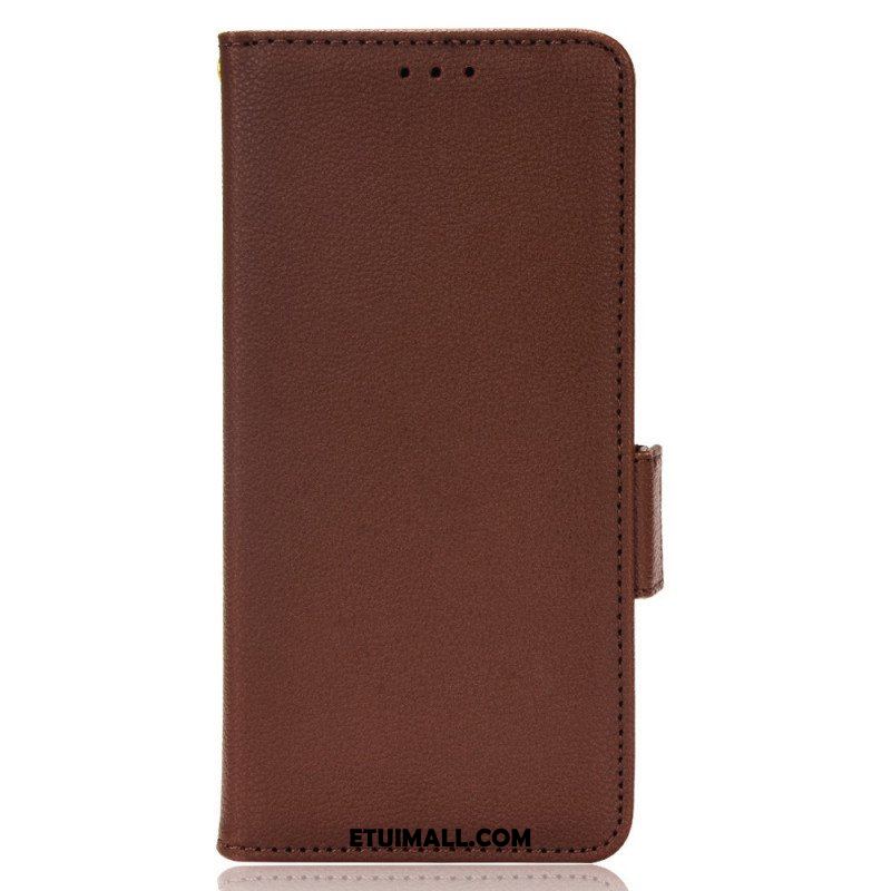 Etui Folio do Xiaomi Redmi Note 11 / 11S Tekstura Liczi