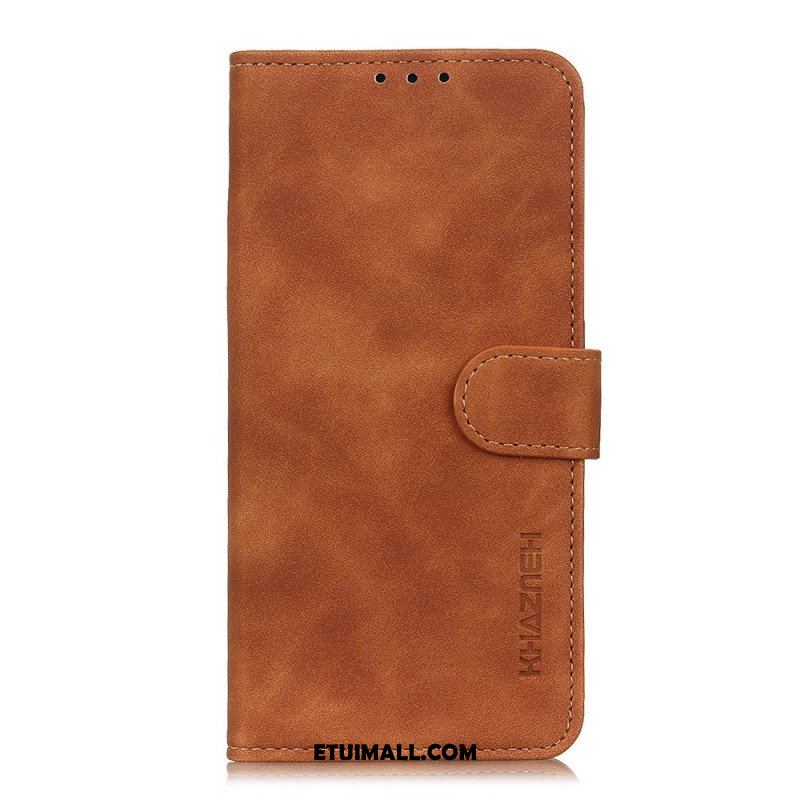 Etui Folio do Xiaomi Redmi Note 11 Pro / 11 Pro 5G Khazneh Efekt Skóry W Stylu Vintage