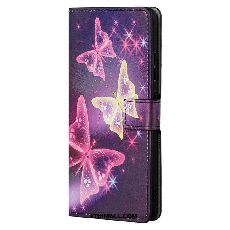 Etui Folio do Xiaomi Redmi Note 11 Pro / 11 Pro 5G Motyle I Kwiaty