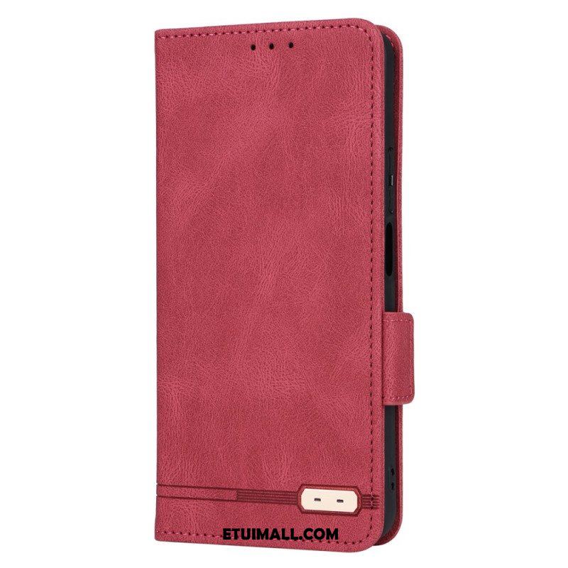 Etui Folio do Xiaomi Redmi Note 11 Pro Plus 5G Stylizacja Skóry