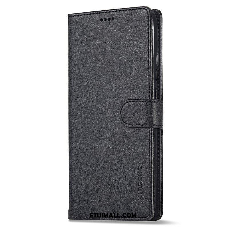 Etui Folio do Xiaomi Redmi Note 12 4G Efekt Skóry Lc.imeeke