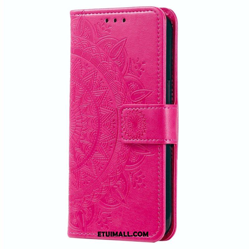 Etui Folio do Xiaomi Redmi Note 12 4G Mandala Sun Ze Smyczą