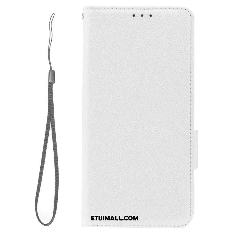 Etui Folio do Xiaomi Redmi Note 12 5G Bardzo Delikatny Styl Liczi