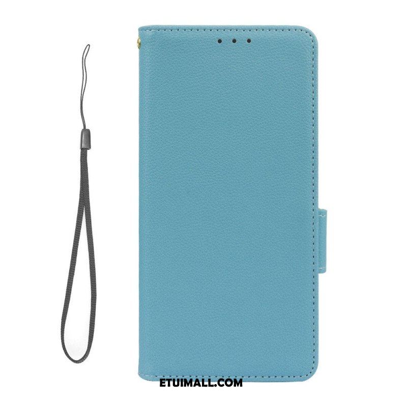 Etui Folio do Xiaomi Redmi Note 12 5G Bardzo Delikatny Styl Liczi