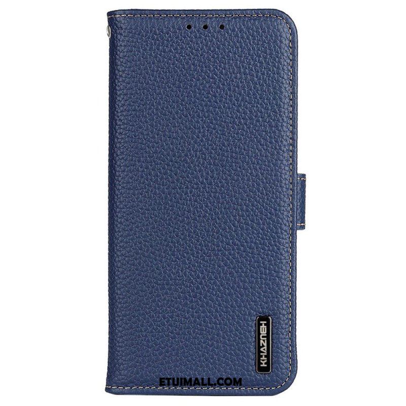 Etui Folio do Xiaomi Redmi Note 12 5G Khazneh Skóra Liczi