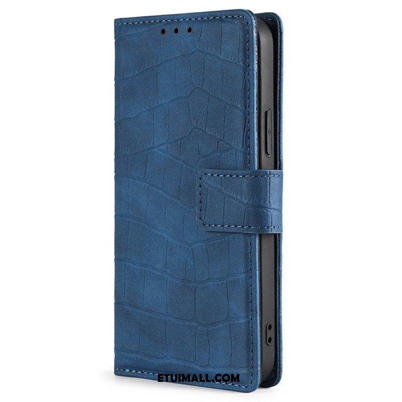 Etui Folio do Xiaomi Redmi Note 12 5G Krokodyl