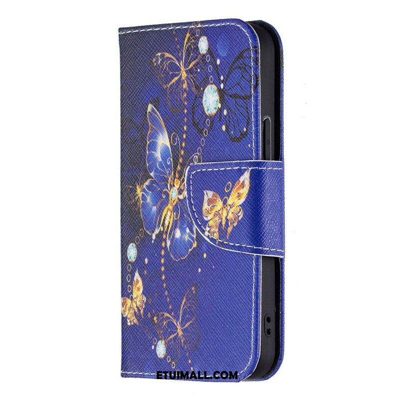 Etui Folio do iPhone 13 Mini Królowie Motyli