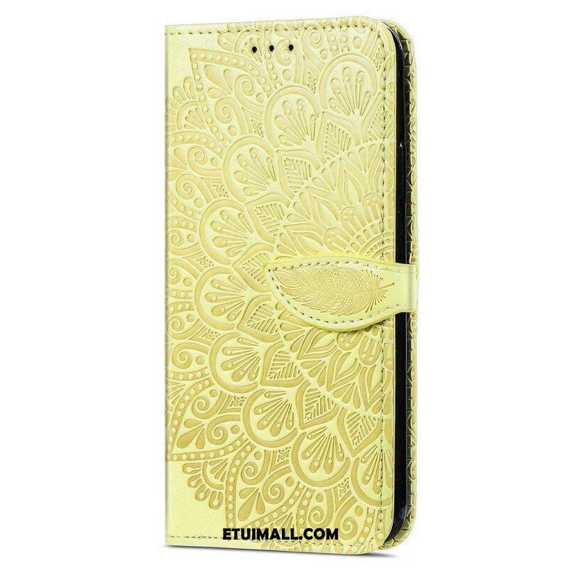 Etui Folio do iPhone 13 Mini Plemienne Liście