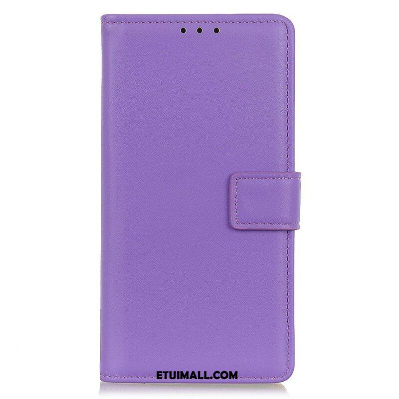 Etui Folio do iPhone 13 Mini Prosty Efekt Skóry