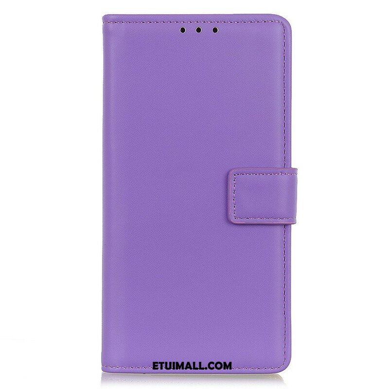 Etui Folio do iPhone 13 Pro Prosty Efekt Skóry