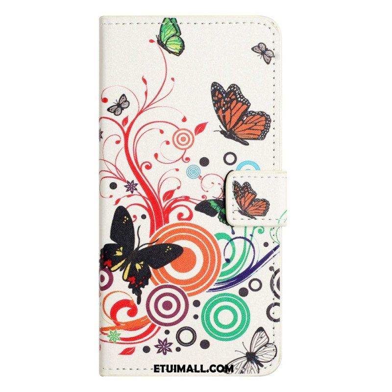 Etui Folio do iPhone 14 Motyle