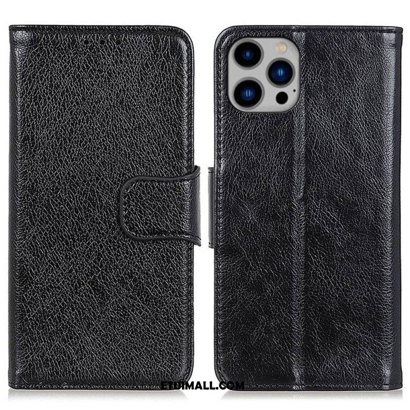 Etui Folio do iPhone 14 Plus Dwoina Skóry Nappa