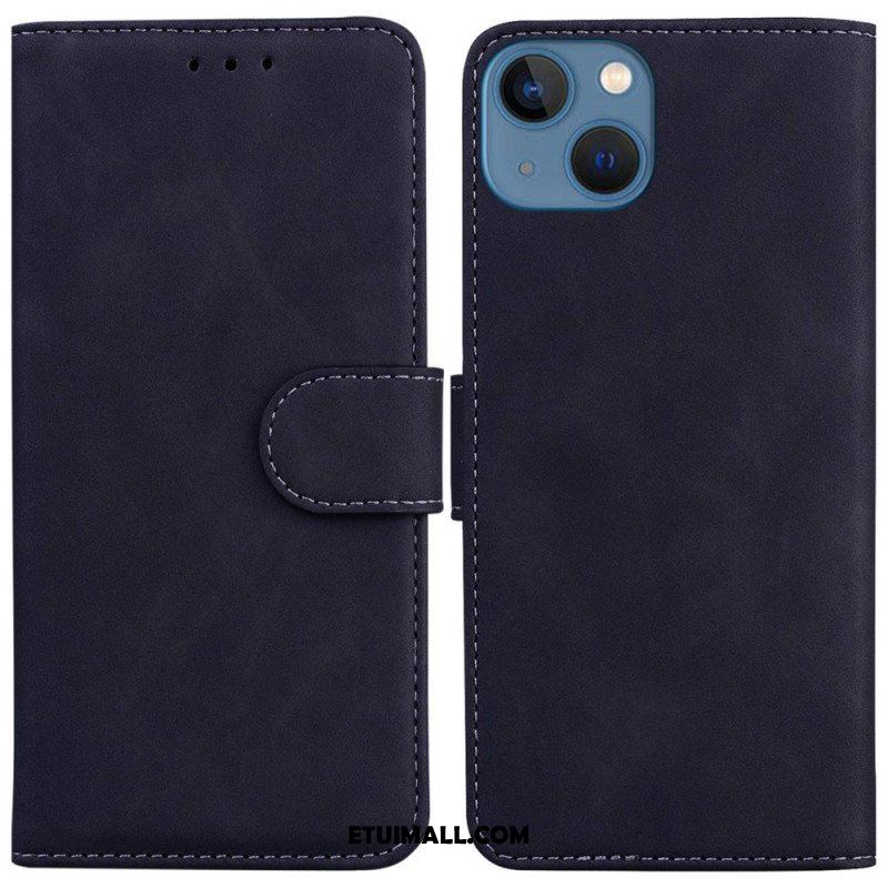 Etui Folio do iPhone 14 Plus Stylowa Skórzana Moda