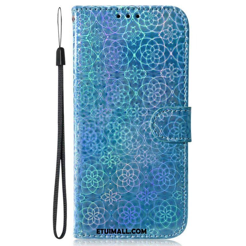 Etui Folio do iPhone 14 Pro Styl Dyskotekowy