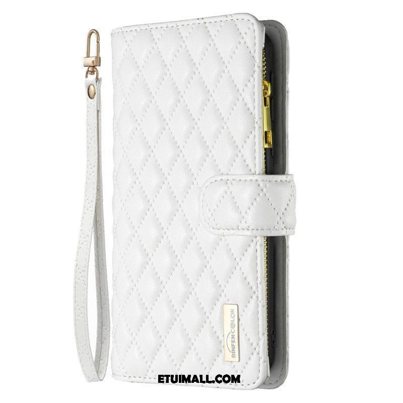 Etui Folio do iPhone 15 Plus Pikowana Binfen Kolor