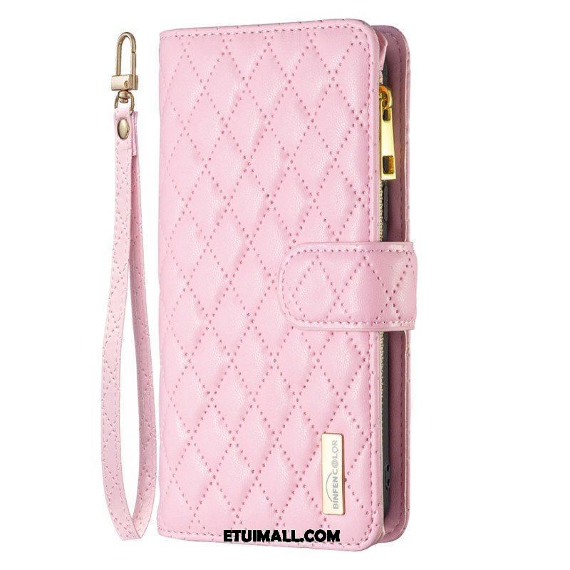 Etui Folio do iPhone 15 Plus Pikowana Binfen Kolor