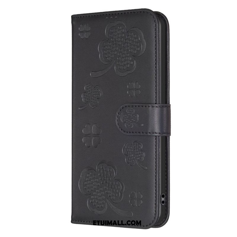 Etui Folio iPhone 16 Koniczyny Etui Ochronne