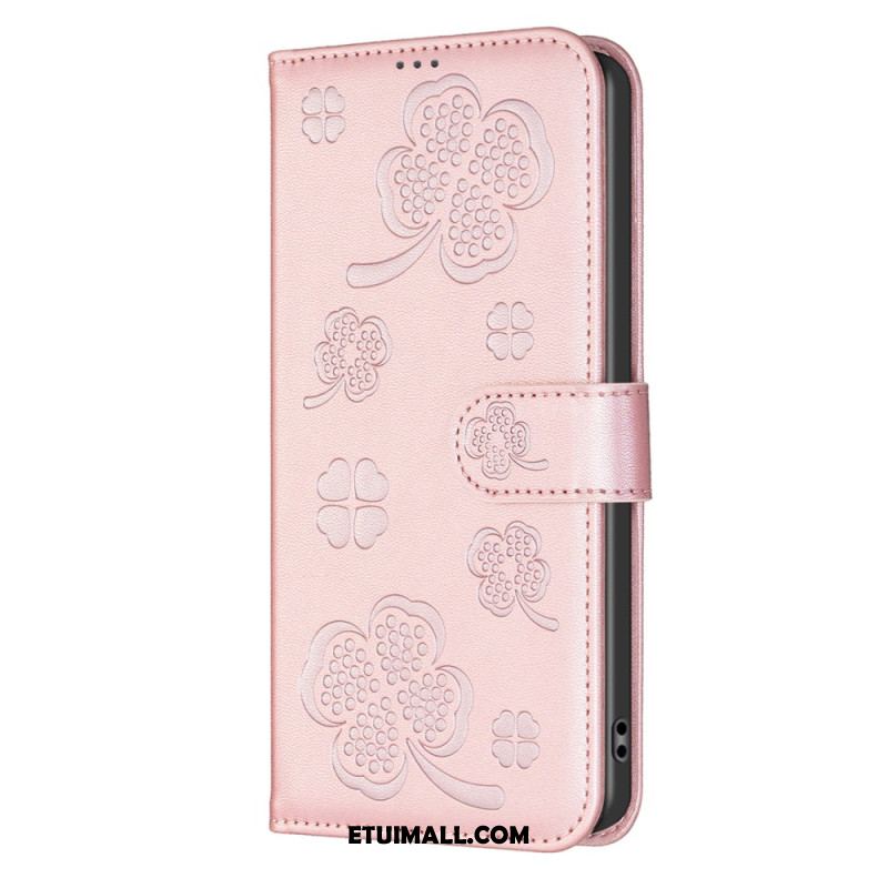 Etui Folio iPhone 16 Koniczyny Etui Ochronne