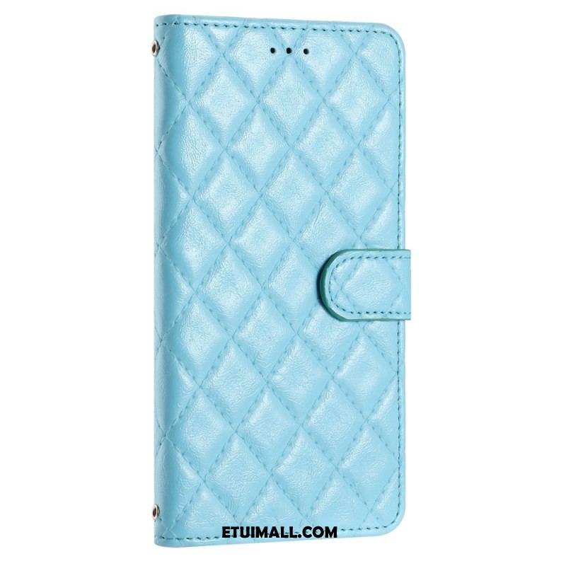 Etui Folio iPhone 16 Pikowane Etui Ochronne