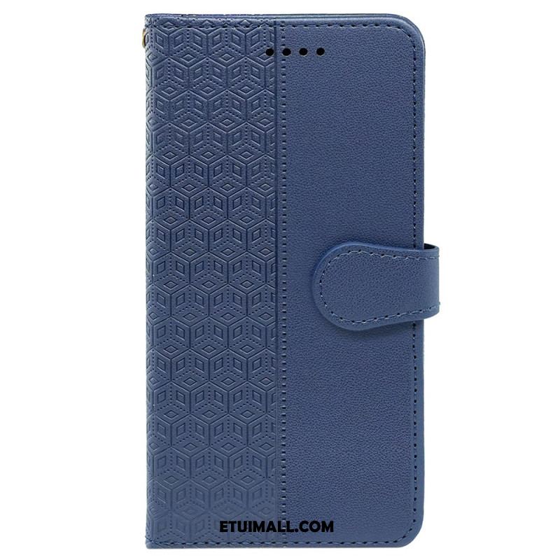 Etui Folio iPhone 16 Plus Fryz W Kostkach Etui Ochronne