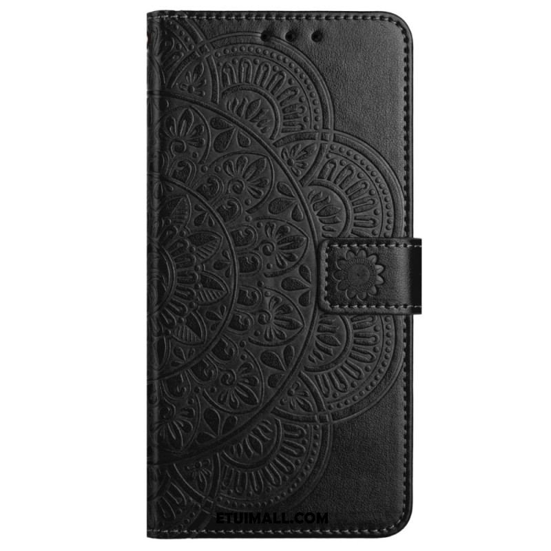 Etui Folio iPhone 16 Plus Wzór Paska Mandali