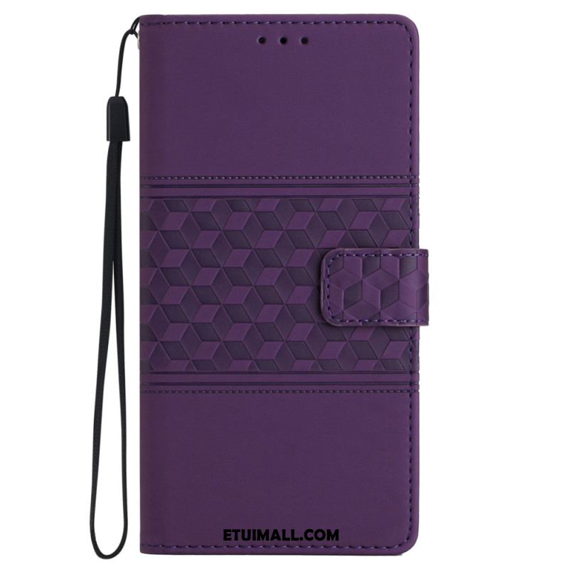 Etui Folio iPhone 16 Pro Fryz Z Paskiem