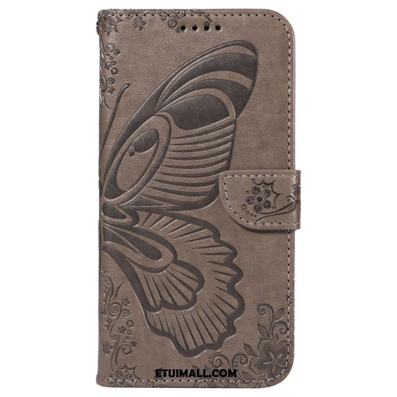 Etui Folio iPhone 16 Pro Graficzny Motyl