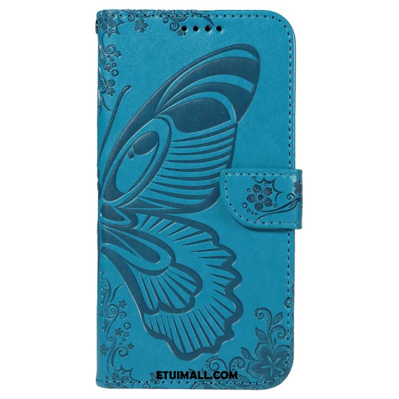 Etui Folio iPhone 16 Pro Graficzny Motyl