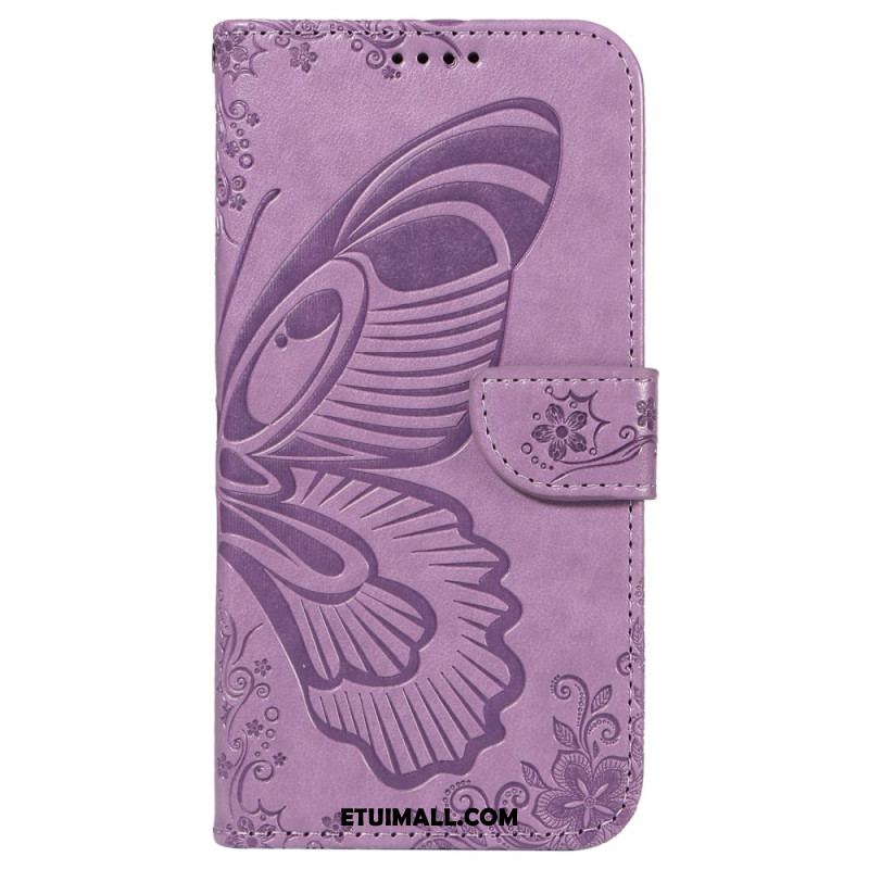 Etui Folio iPhone 16 Pro Graficzny Motyl