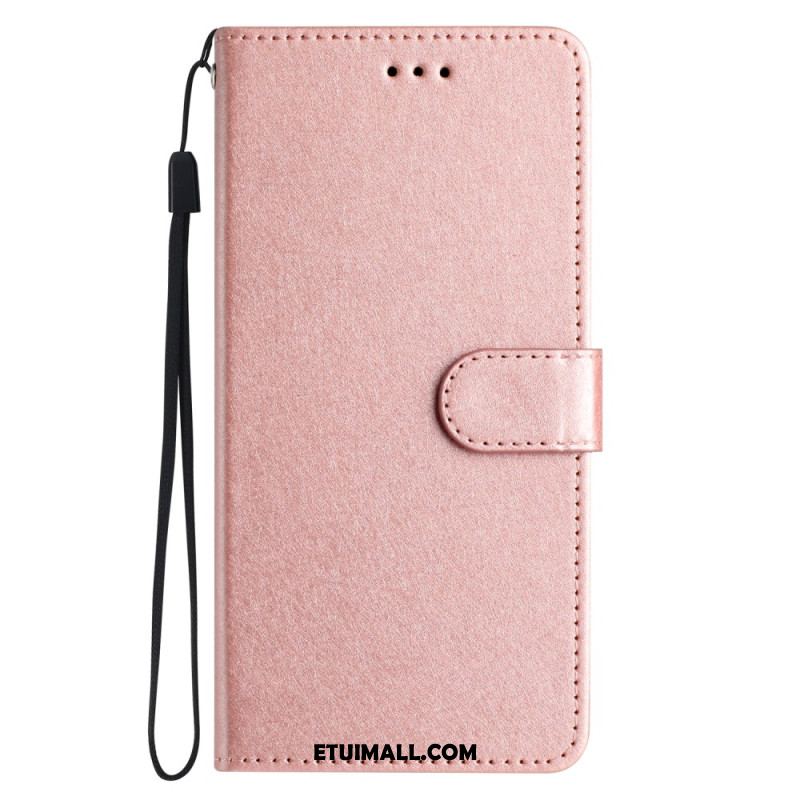 Etui Folio iPhone 16 Pro Jedwabista Konsystencja Etui Ochronne