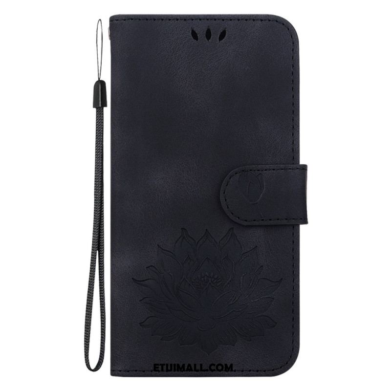 Etui Folio iPhone 16 Pro Kwiat Lotosu Etui Ochronne