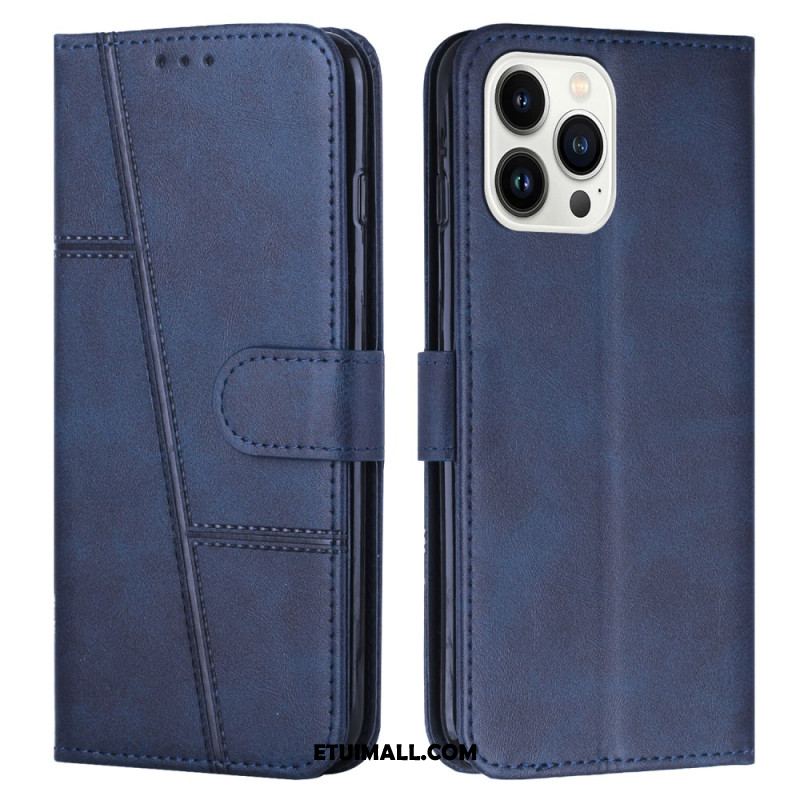 Etui Folio iPhone 16 Pro Max Biznes W Lanière Etui Ochronne