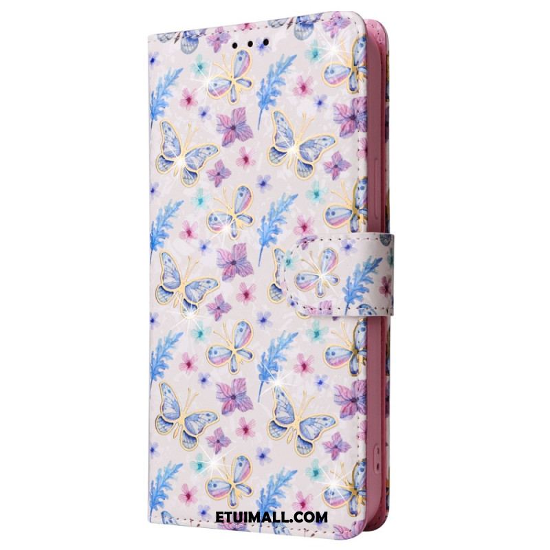 Etui Folio iPhone 16 Pro Max Blokowanie Rfid Floralies