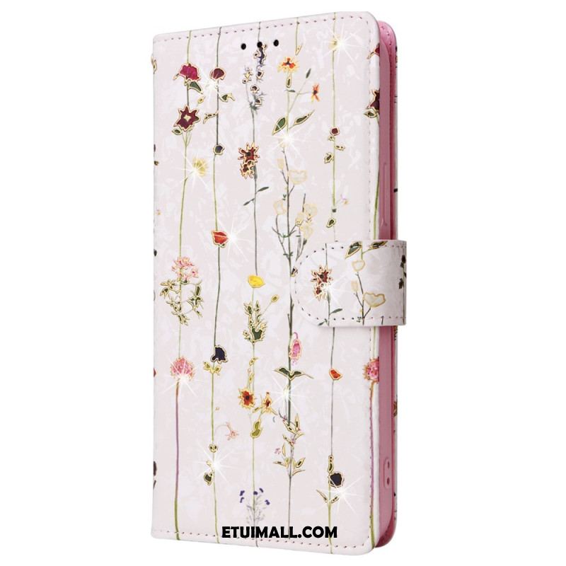 Etui Folio iPhone 16 Pro Max Blokowanie Rfid Floralies