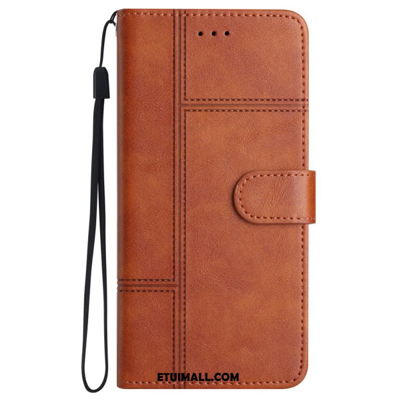 Etui Folio iPhone 16 Styl Biznesowy