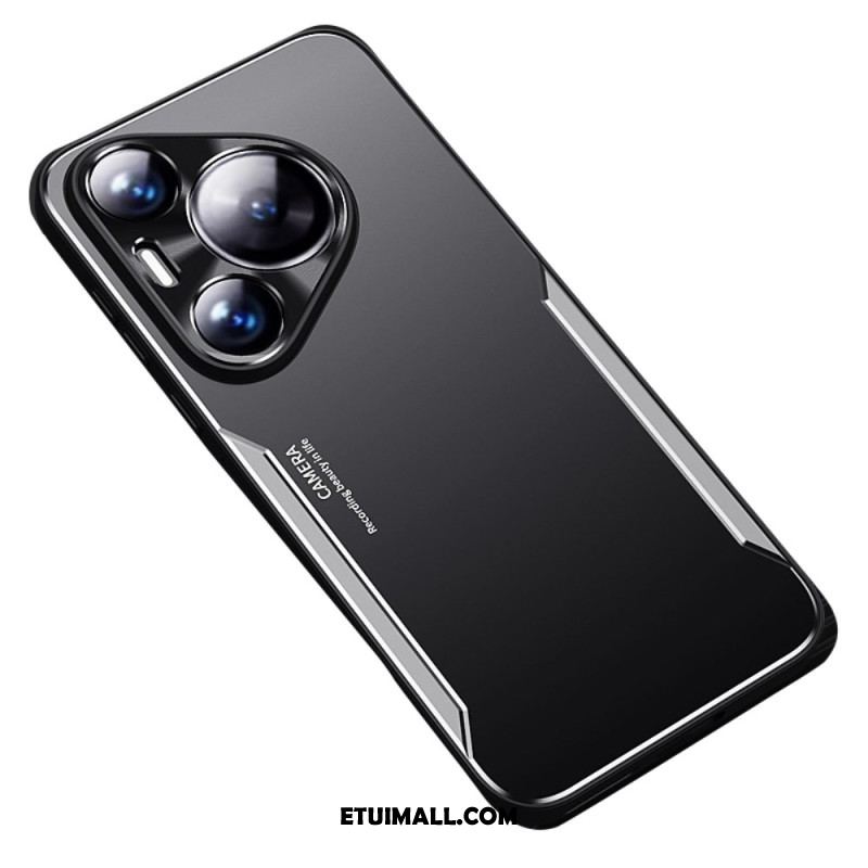 Etui Huawei Pura 70 Pro Efekt Metalu Etui Ochronne