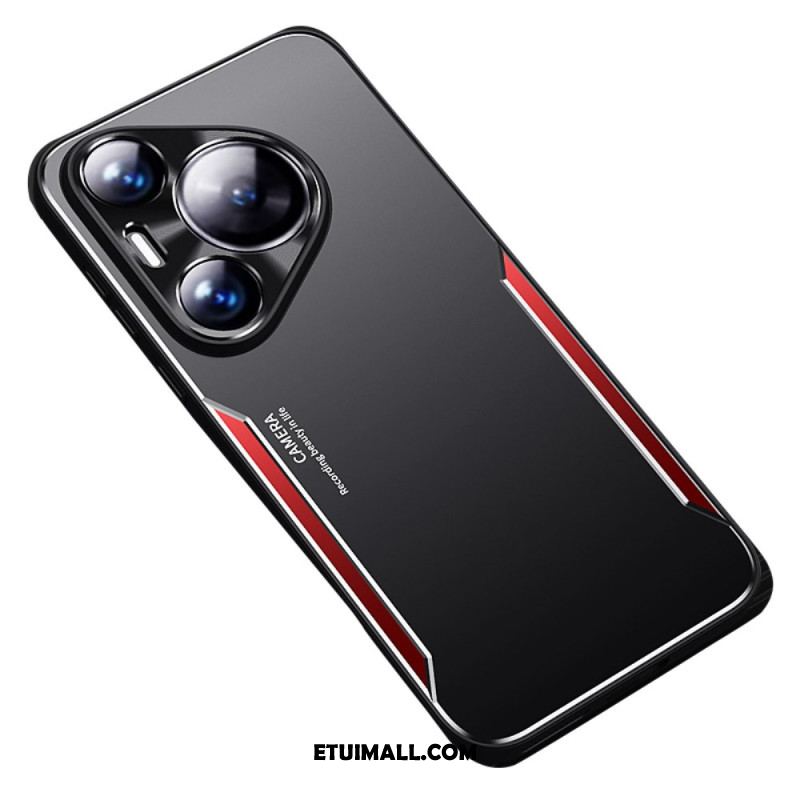 Etui Huawei Pura 70 Pro Efekt Metalu Etui Ochronne