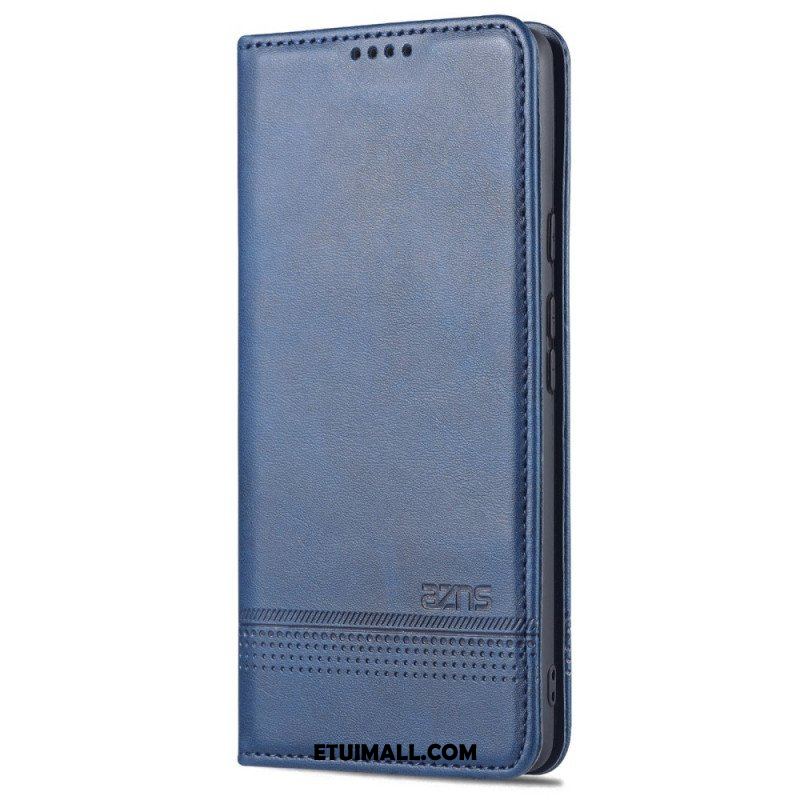 Etui Na Telefon do Google Pixel 6 Pro Etui Folio Stylizacja Skóry Azns