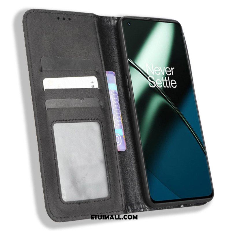 Etui Na Telefon do OnePlus 11 5G Etui Folio Stylizowany Skórzany Styl