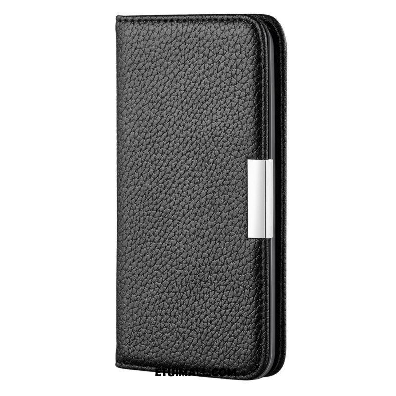 Etui Na Telefon do Samsung Galaxy A13 5G / A04s Etui Folio Liczi Ze Sztucznej Skóry Ultra Szykowny