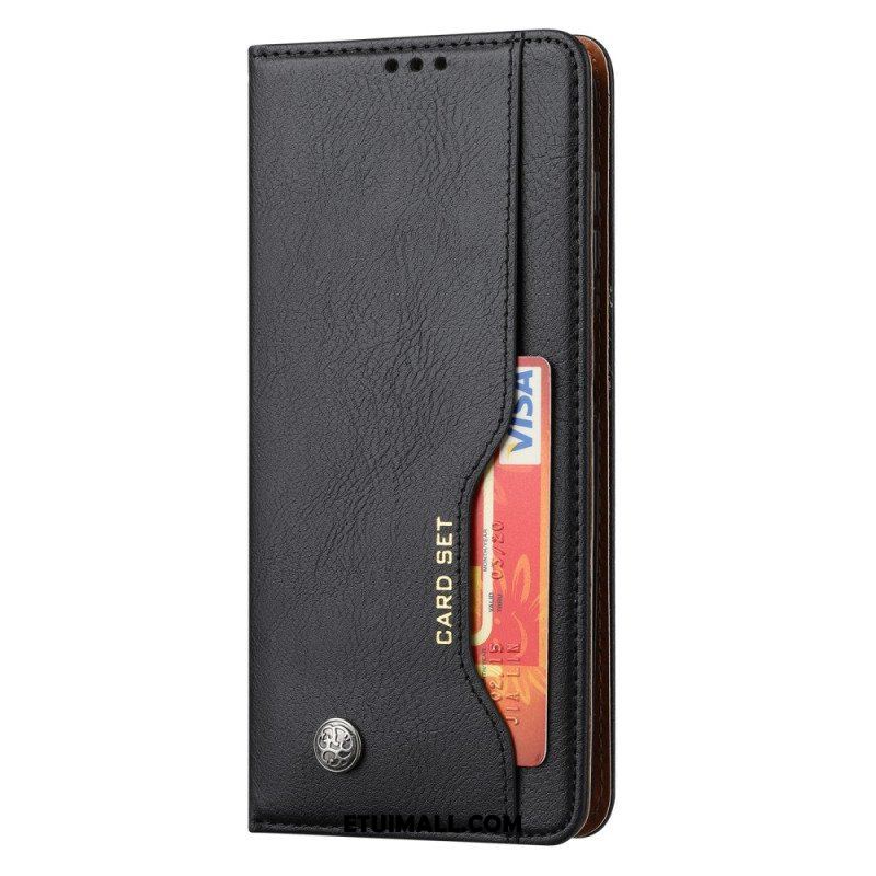 Etui Na Telefon do Samsung Galaxy A54 5G Etui Folio Etui Na Karty Ze Sztucznej Skóry