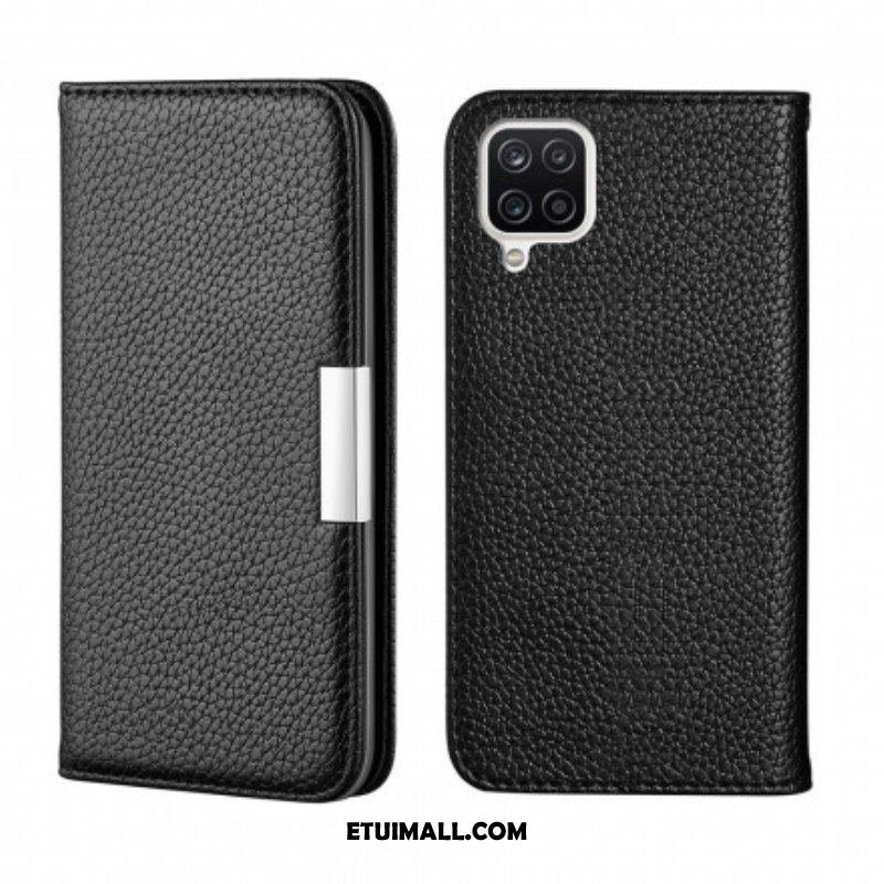 Etui Na Telefon do Samsung Galaxy M12 / A12 Etui Folio Liczi Ze Sztucznej Skóry Ultra Szykowny